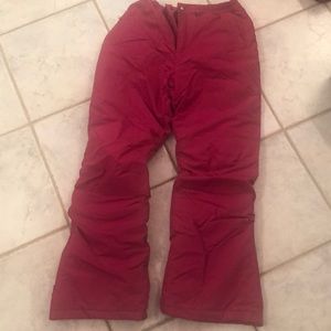 Lands End Fuchsia ski pants